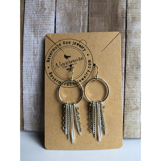 sterling-silver-mixed-metal-earrings-dangle-earrings-fringe-earrings-silver-dangle-earrings-boho-dangle-earrings-earrings-drop-earrings