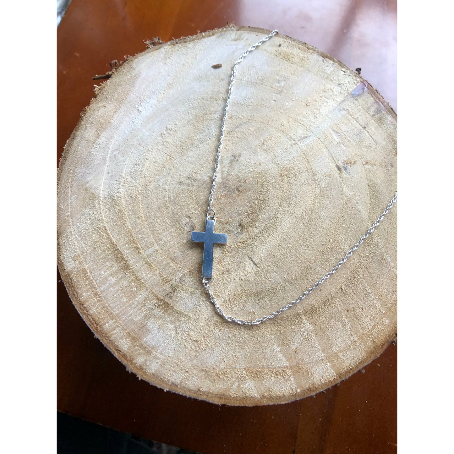 Cross shape mounted sideways.