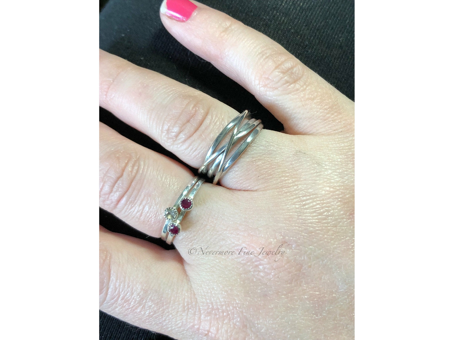 sterling-silver-ring-simple-ring-sterling-silver-ring-dainty-sterling-silver-ring-boho-stacking-ring-boho-ring-triple-band-ring