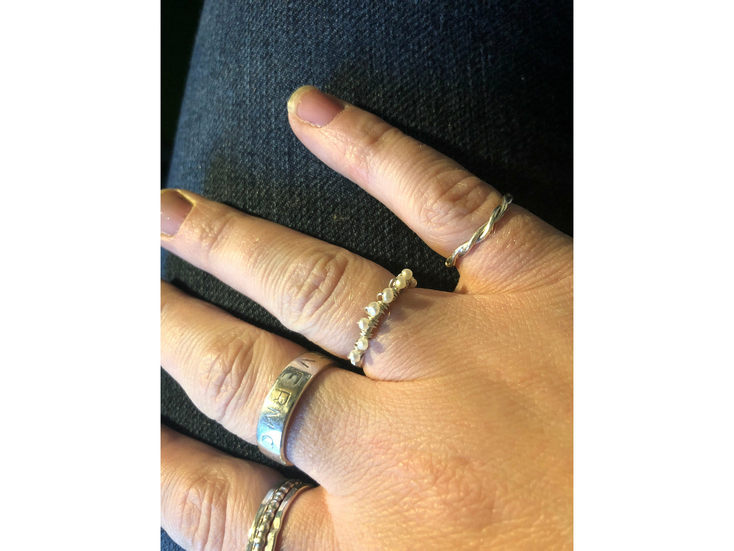 sterling-silver-pearl-ring-sterling-stackable-bands-stackable-rings-pearl-ring-simple-sterling-bands-white-pearl-ring-birthstone-ring