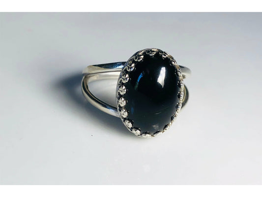 black-onyx-ring-sterling-silver-ring-ring-for-woman-gift-for-her-black-sterling-silver-ring-gift-gemstone-jewelry-gemstone-ring