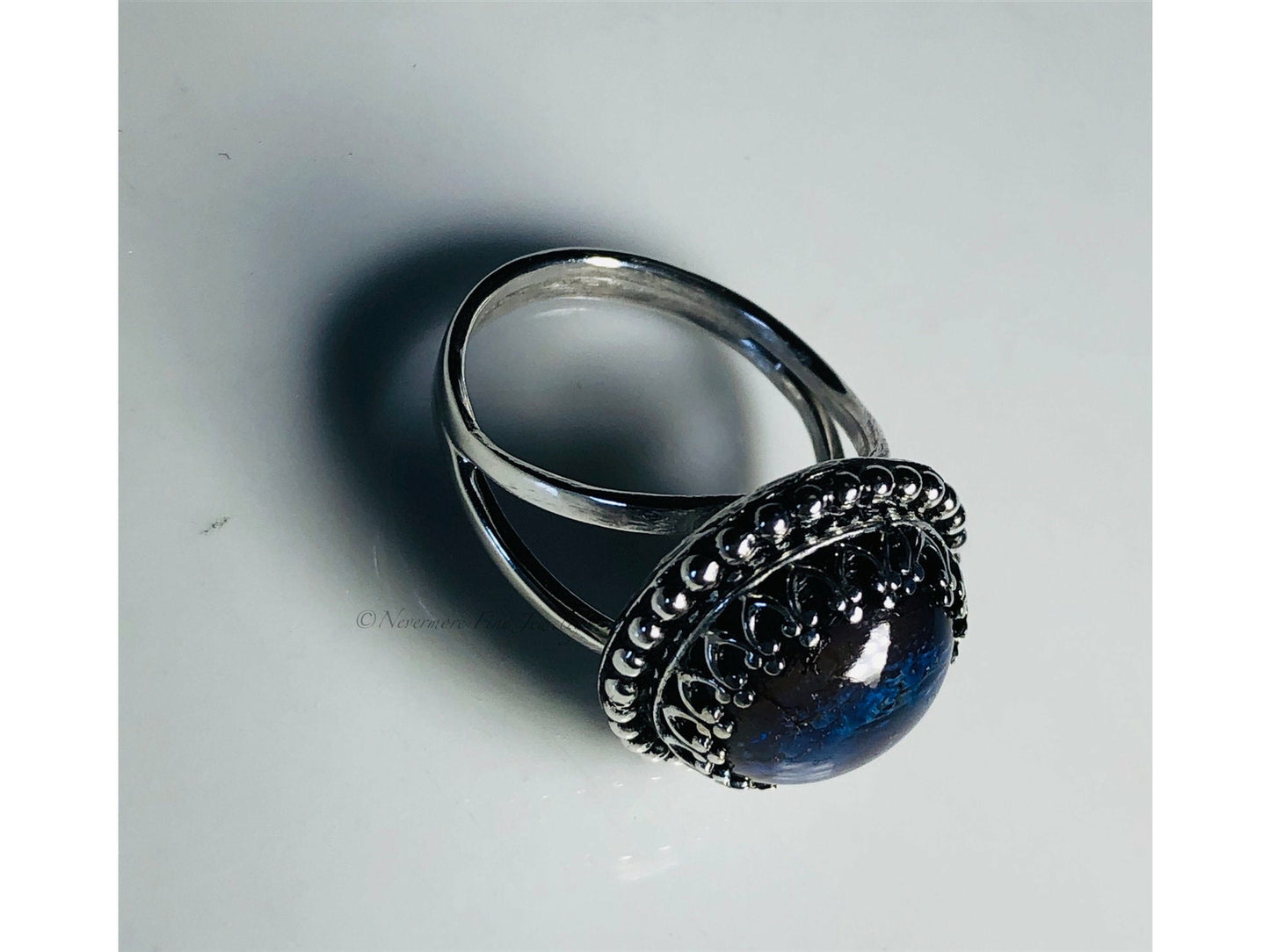 sterling-silver-statement-ring-boho-ring-tanzanite-opal-ring-gemstone-ring-simple-ring-bridal-ring-gift-for-her-ring-promise-ring