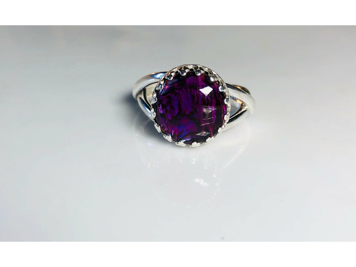 purple-sterling-silver-ring-abalone-ring-sterling-silver-simple-band-boho-ring-purple-ring-sterling-silver-circle-ring-stackable-ring-simple