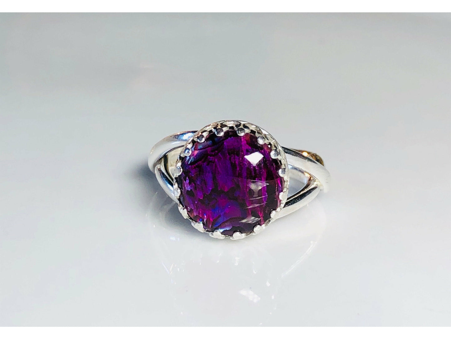 purple-sterling-silver-ring-abalone-ring-sterling-silver-simple-band-boho-ring-purple-ring-sterling-silver-circle-ring-stackable-ring-simple