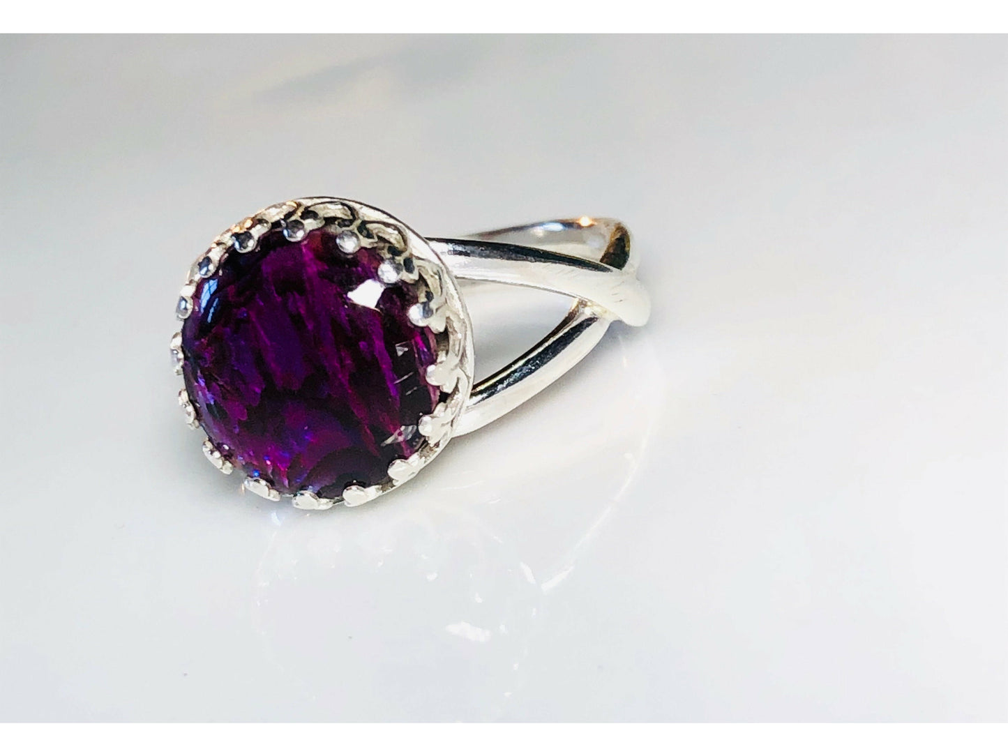 purple-sterling-silver-ring-abalone-ring-sterling-silver-simple-band-boho-ring-purple-ring-sterling-silver-circle-ring-stackable-ring-simple