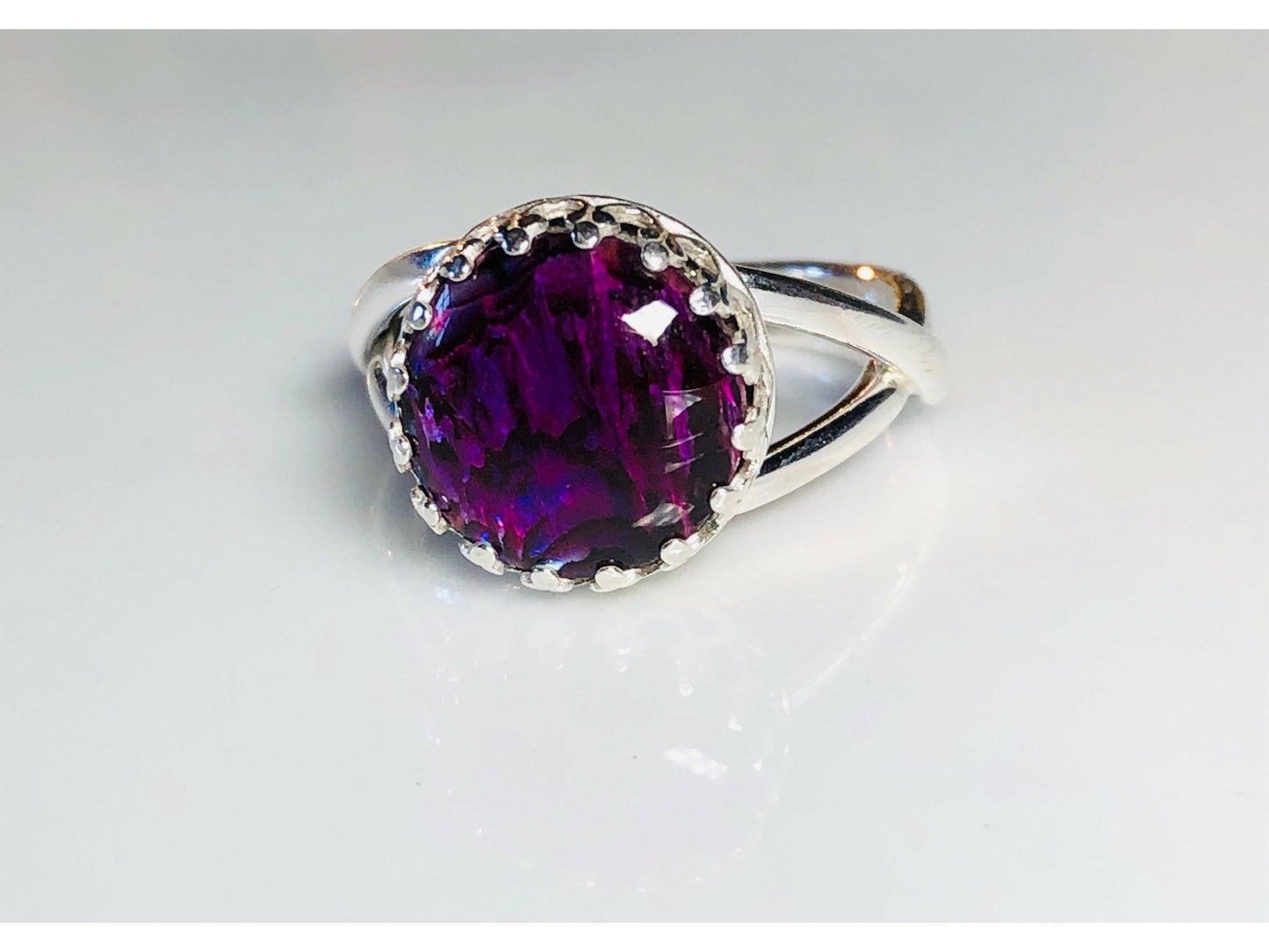 purple-sterling-silver-ring-abalone-ring-sterling-silver-simple-band-boho-ring-purple-ring-sterling-silver-circle-ring-stackable-ring-simple