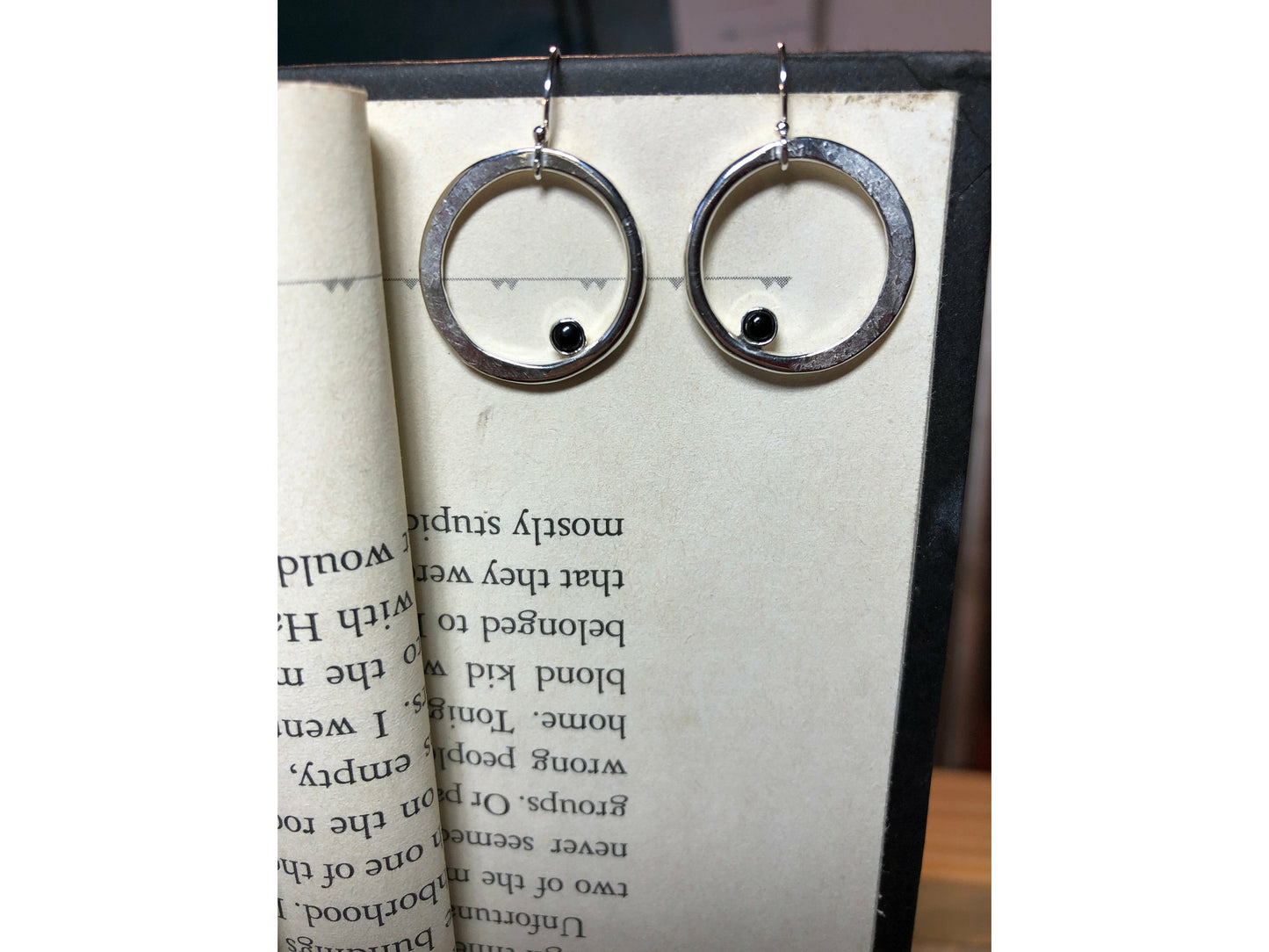 sterling-silver-dangle-earrings-sterling-hoop-earrings-onyx-earrings-sterling-drop-earrings-sterling-hoop-earrings-boho-jewelry-genuine-onyx