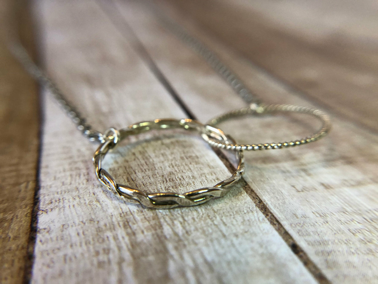 sterling-silver-interlocking-necklace-sterling-silver-circle-necklace-geometric-jewelry-infinity-jewelry-unity-necklace-silver-necklace