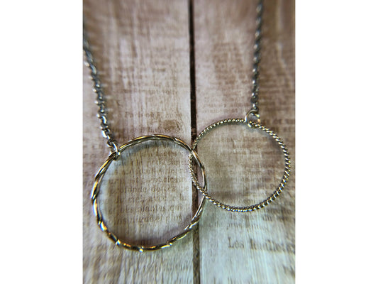 sterling-silver-interlocking-necklace-sterling-silver-circle-necklace-geometric-jewelry-infinity-jewelry-unity-necklace-silver-necklace