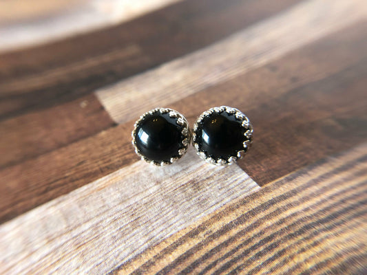 sterling-silver-studs-onyx-earrings-black-studs-silver-black-studs-silver-simple-studs-everyday-wear-earrings-silver-simple-earrings-gift