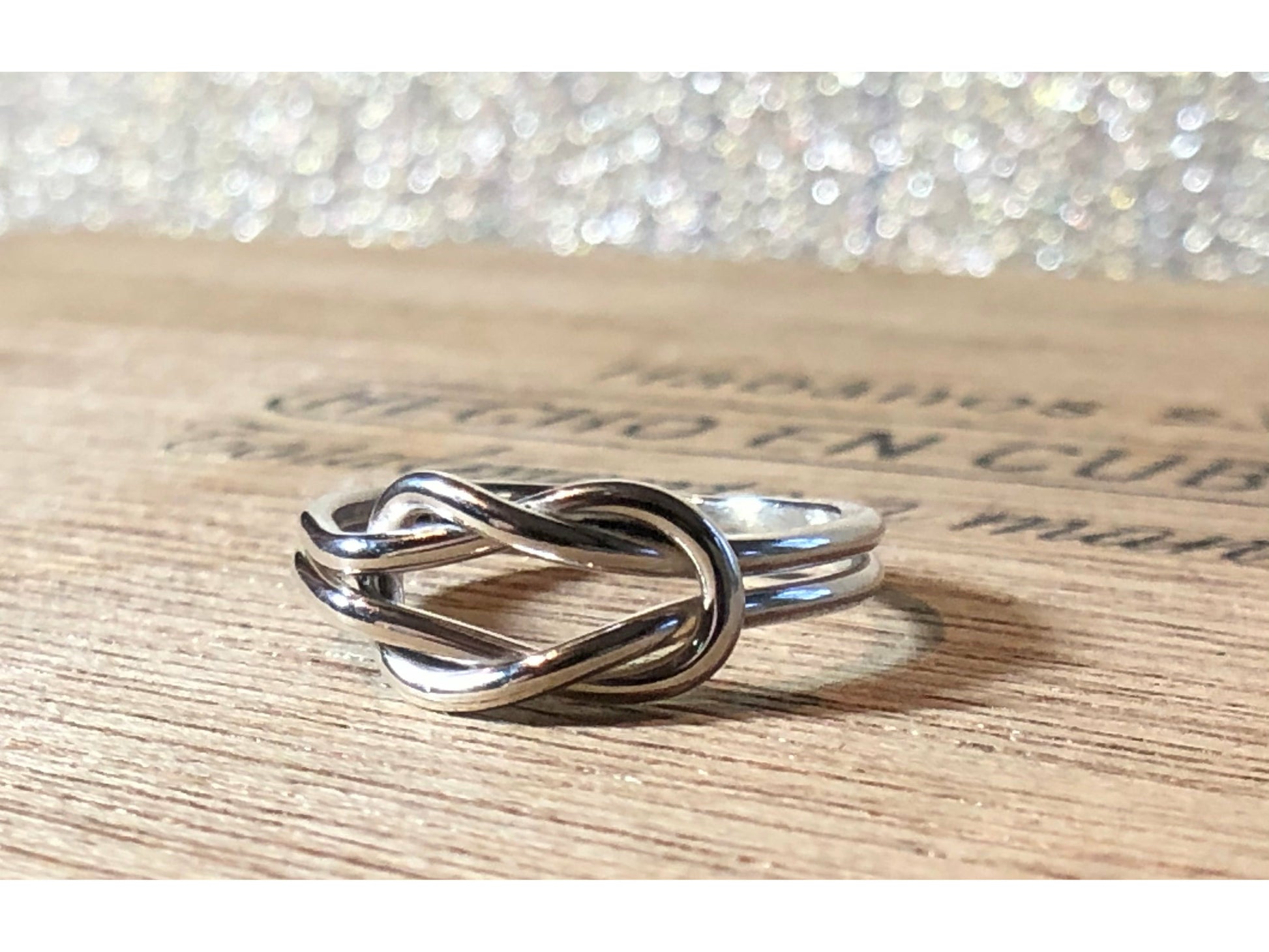 Promise Ring For Her, Infinity Knot Ring, Purity Ring For Her, Infinity Ring, Lo - Foto 3